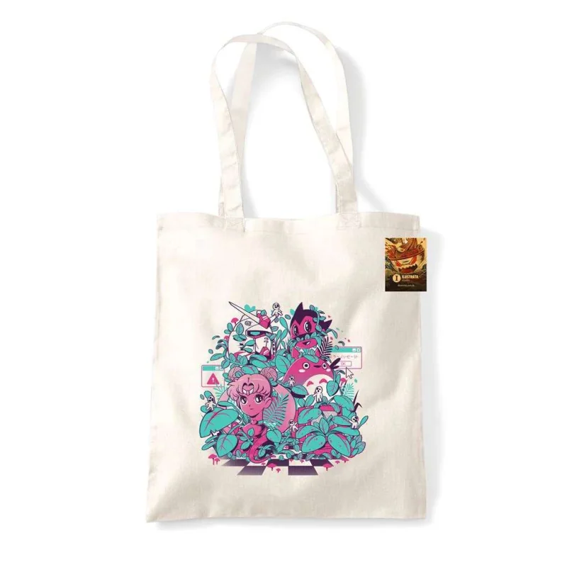 Ilustrata Anime Wave Tote Bag