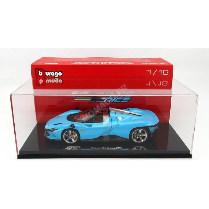 FERRARI NEW DAYTONA SP3 2022 BLUE FARM WITH SHOWCASE