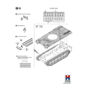 K2 'Black Panther' Polish Army - Special Edition' H2K35006 + ABER METAL BARREL + WORKABLE TRACKS