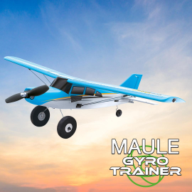 Radio-controlled electric plane MAULE GYRO TRAINER blue Mode 2 RTF