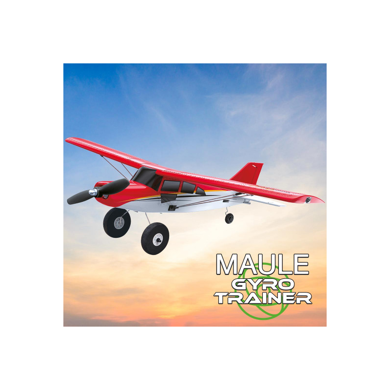 MAULE GYRO TRAINER radio-controlled electric plane red Mode 1 RTF