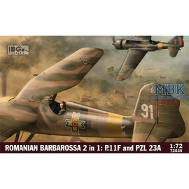 Romanian Barbarossa 2in1: Rom. PZL23A & PZL P.11F