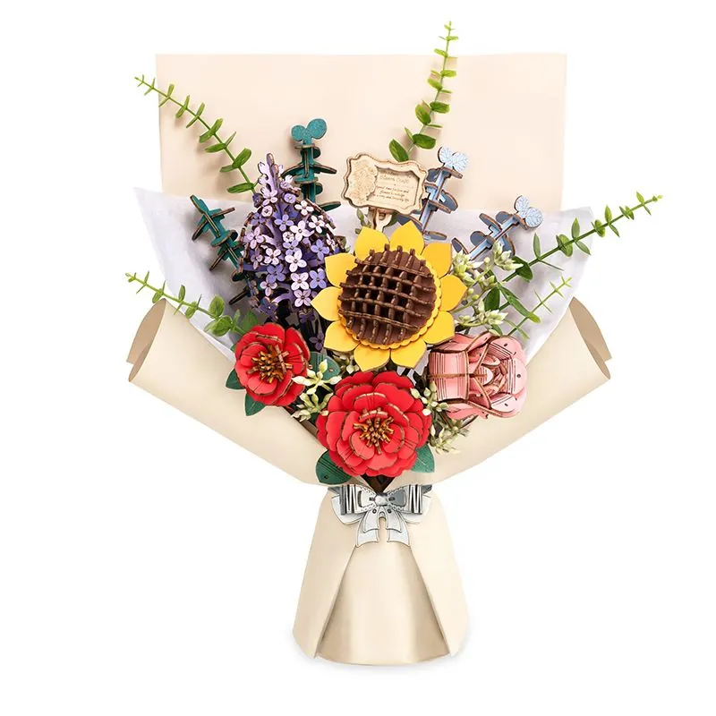 Wooden Flower Bouquet