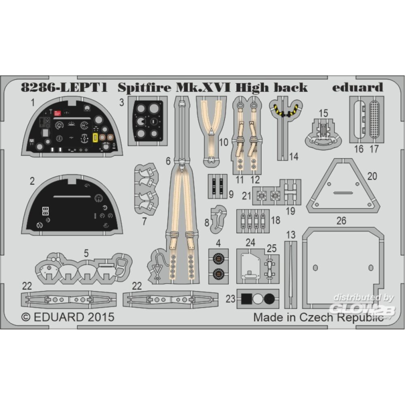 Spitfire Mk.XVI High Back 1/48 EDUARD-PROFIPACK