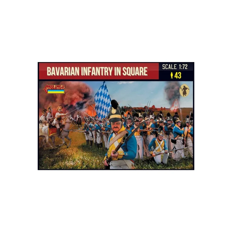 Bavarian infantry in square figure 1:72