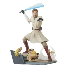 Star Wars: The Clone Wars Deluxe Gallery statuette General Obi-Wan Kenobi 23 cm