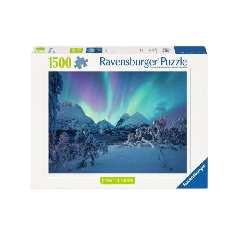 Power of Nature puzzle When the northern lights dance (1500 pieces)