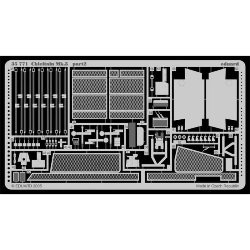 Chieftain Mk.5 (designed to be assembled with model kits from Tamiya TA35068)