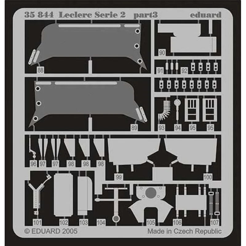 Leclerc series 2 (designed to be assembled with model kits from Tamiya TA35279)