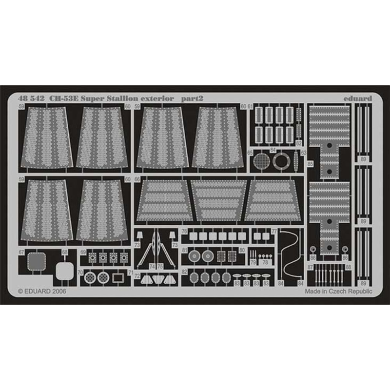 Sikorsky CH-53E Super Stallion exterior (designed to be assembled with model kits from Academy and MRC)