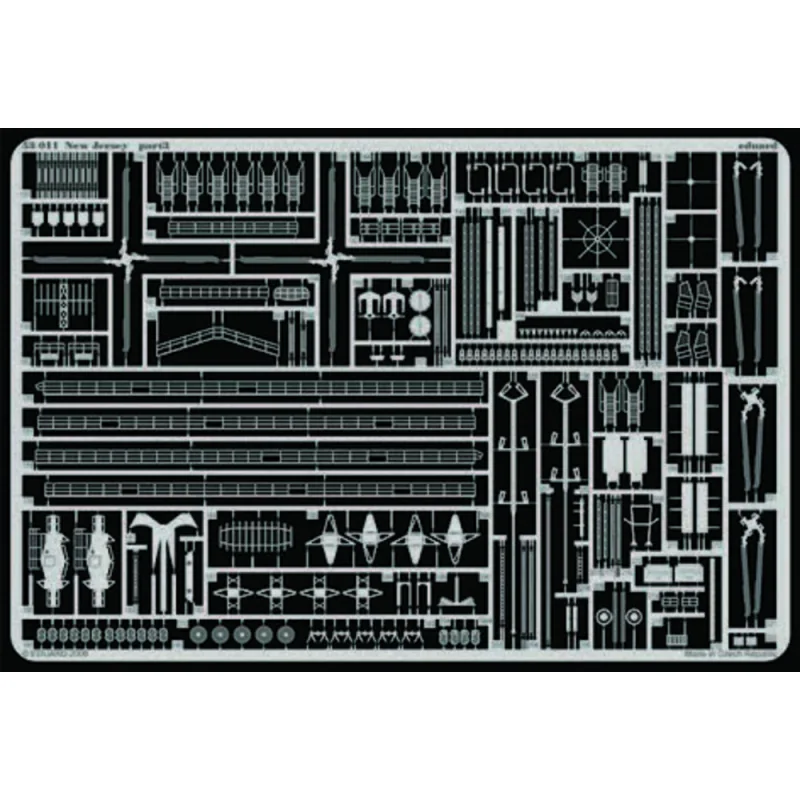 USS New Jersey (designed to be assembled with model kits from Tamiya)