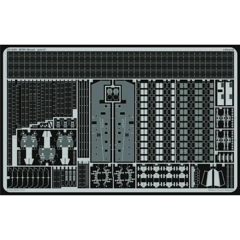 HMS Hood (designed to be assembled with model kits from Trumpeter)