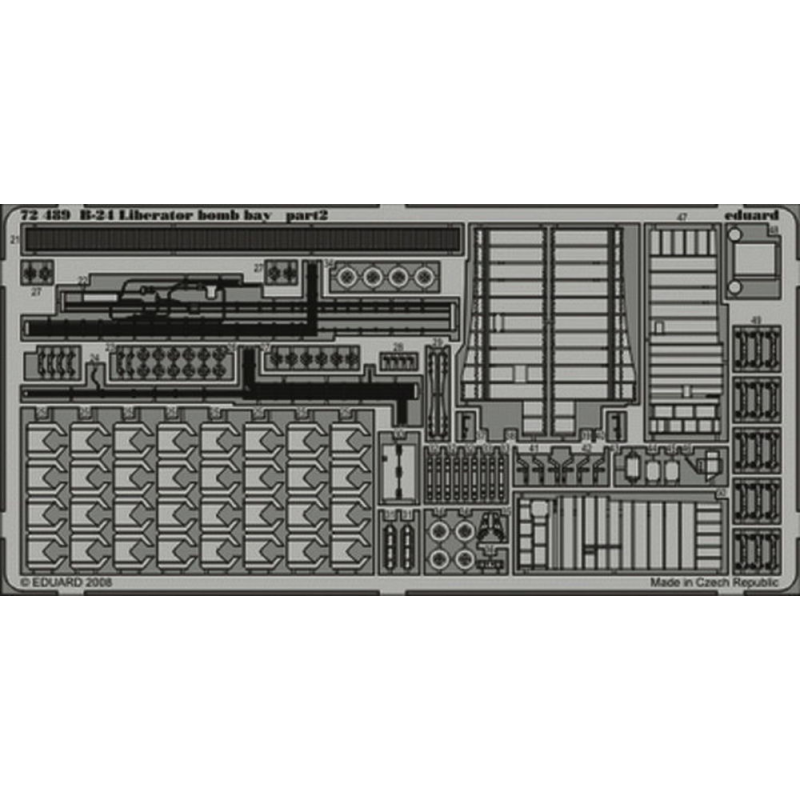 Consolidated B-24 Liberator bomb bay (designed to be assembled with model kits from Hasegawa)