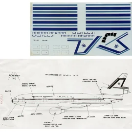 McDonnell Douglas DC-10 ARIANA AFGHAN YA-LAS