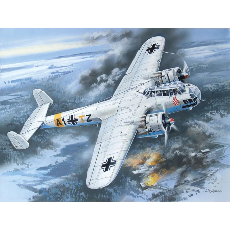 Dornier Do 17Z-2 WWII German bomber (100% new moulds)