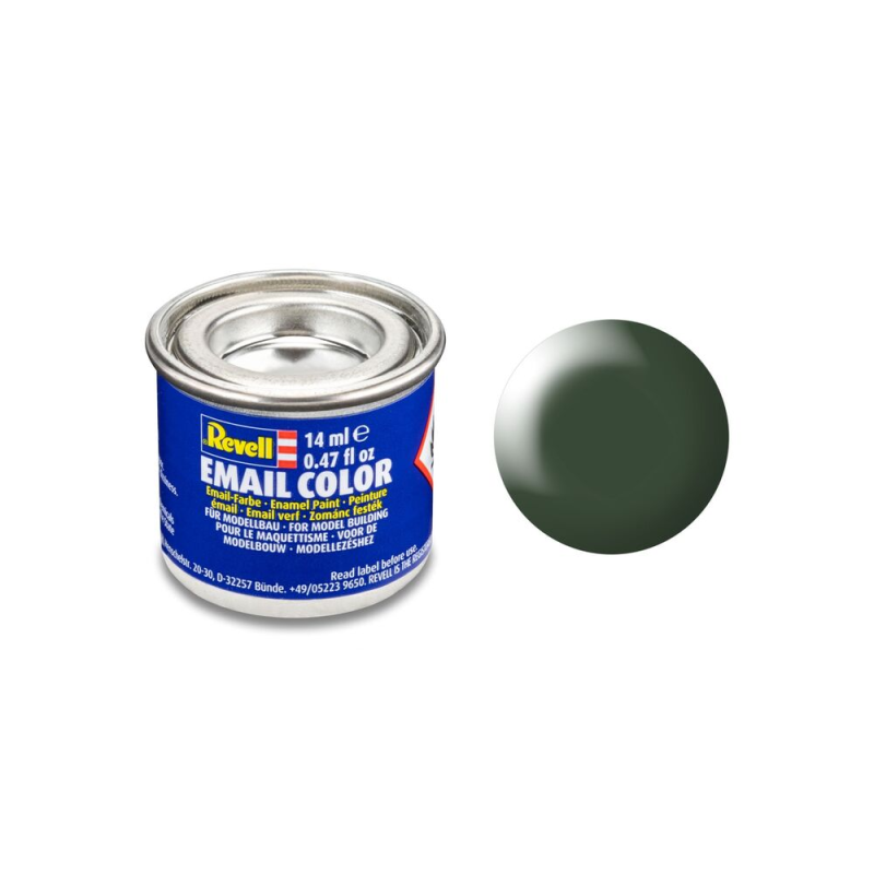 Satin Dark Green Enamel Paint 363