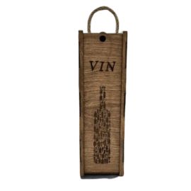 Wine box with rope "Bottle"
