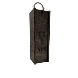 Wine box with rope "Glass"