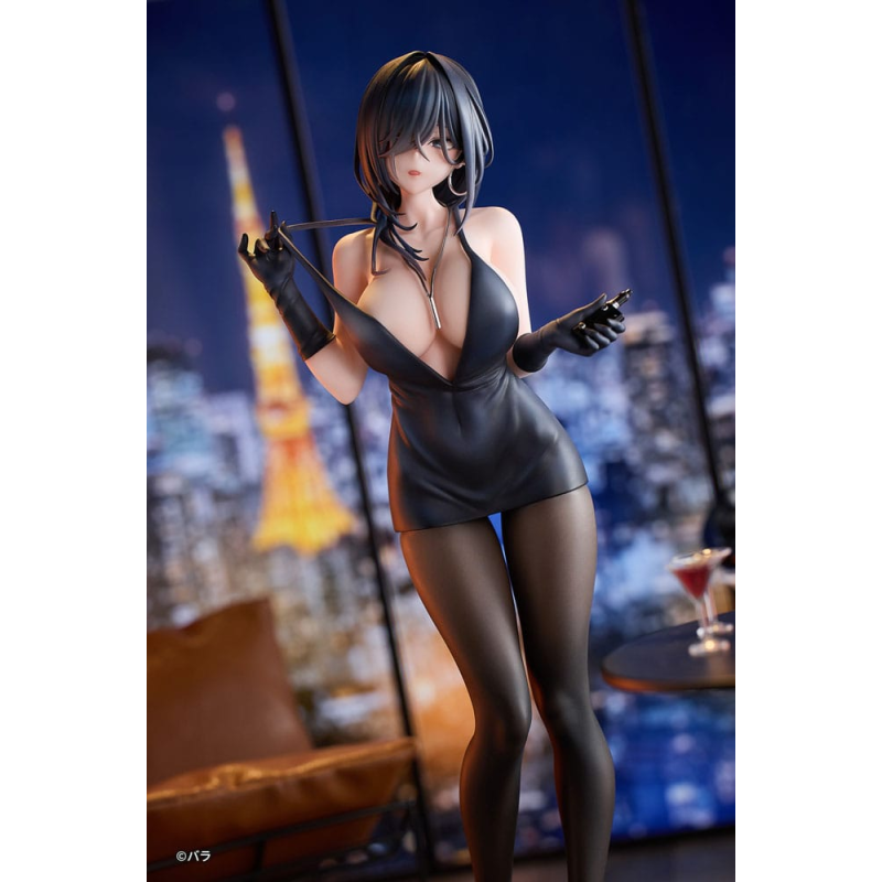 Original Character PVC Statuette 1/6 Ishimi Yokoyama Black One-piece Dress Ver. illustration by Bara 28 cm