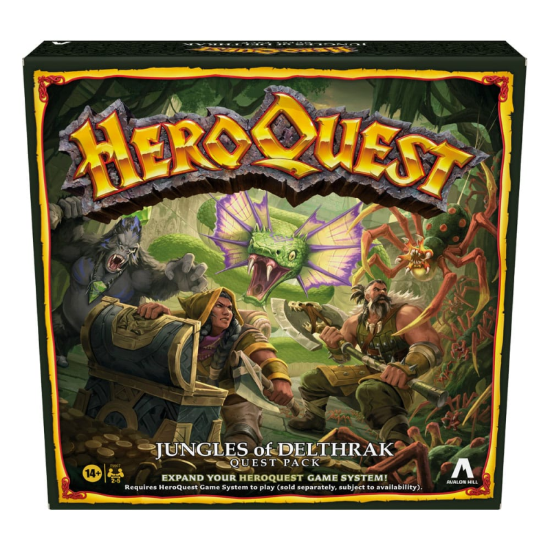 HeroQuest expansion board game Jungles of Delthrak Quest Pack *ENGLISH*