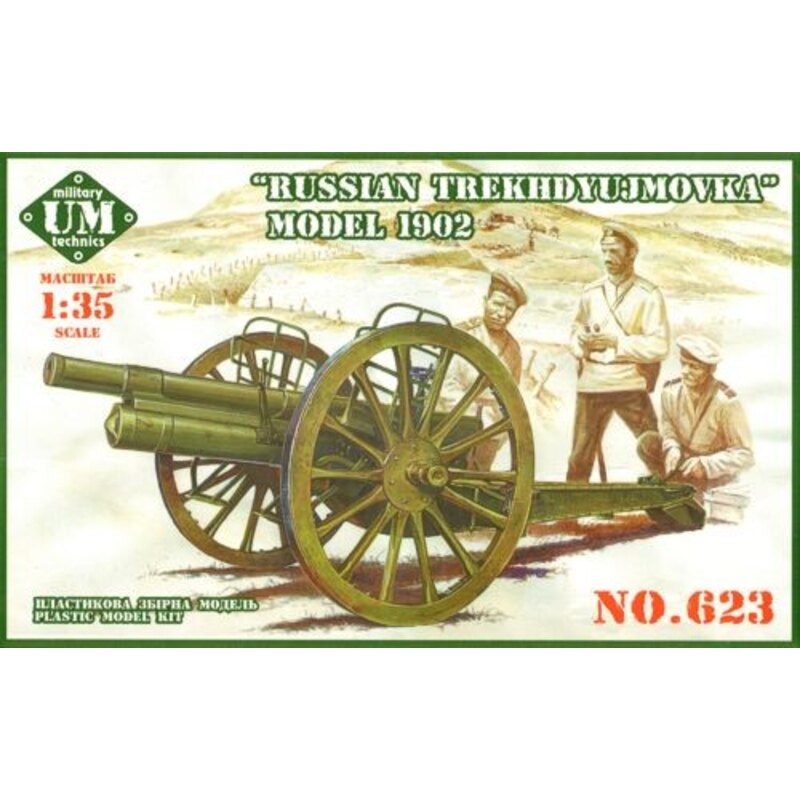 Russian Trekhdyujmovka field gun model 1902