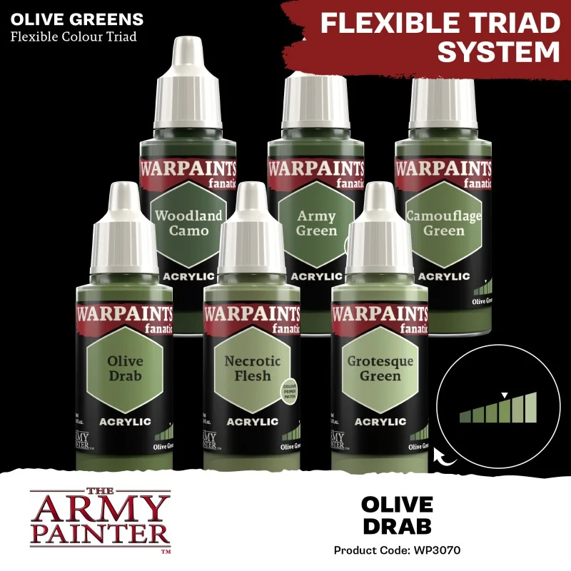 Army Painter - Warpaints Fanatic - Olive Drab