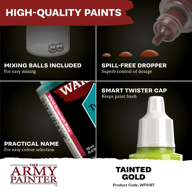 Army Painter - Warpaints Fanatic Metallic - Tainted Gold