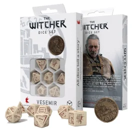 THE WITCHER DICE SET - VESEMIR, THE OLD WOLF