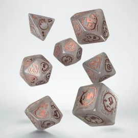 Dragon Dice Set - Quartz (7)