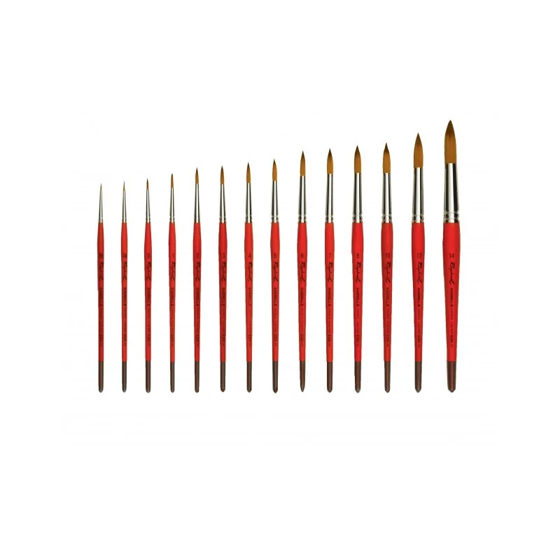 Raphaël Brushes - Kaerell Orange-Round Brushes-Size 000 (3/0)