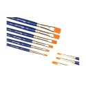 Raphaël Brushes - Kaerell Blue-Short Flat Brushes-Size 8