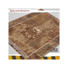 Blood Bowl neoprene playmat - War Sands Stadium