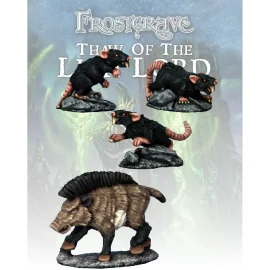 Frostgrave - Wild Boar and Giant Rats