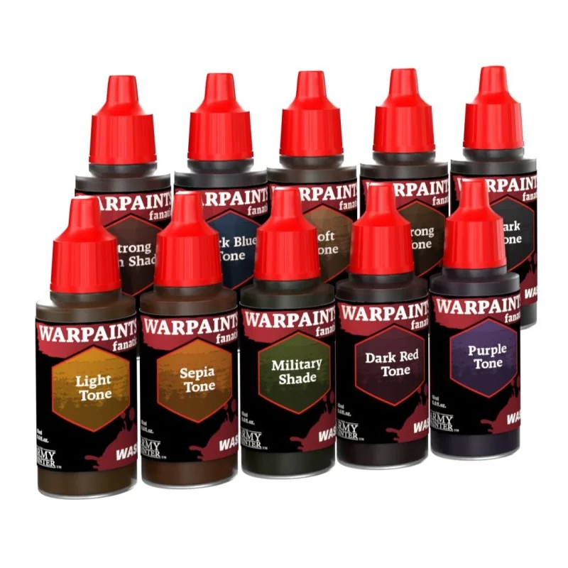 Army Painter - Starter Painting - Warpaints Fanatic Washes Paint Set