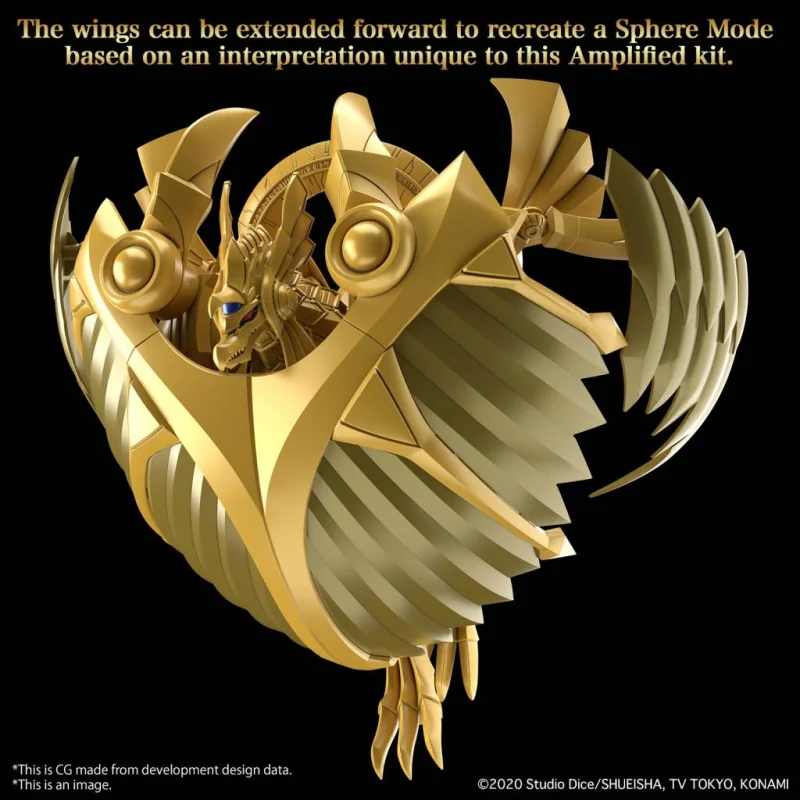 YU GI OH! -Figure-rise stand. Amplified Winged dragon of Ra -Model Kit