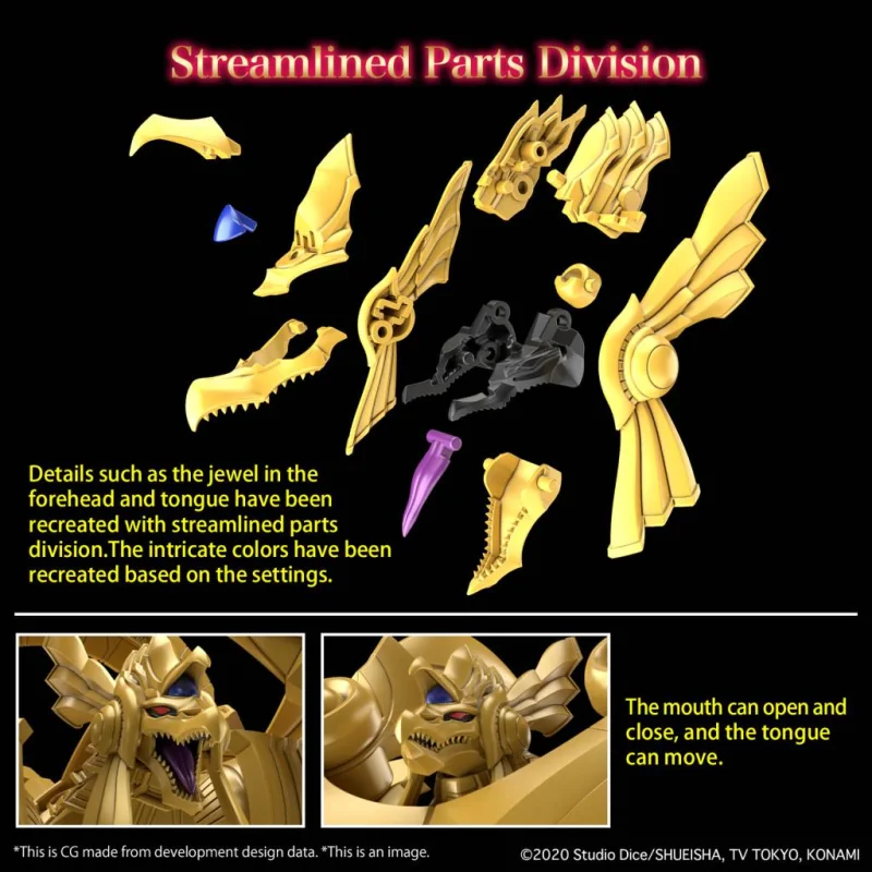 YU GI OH! -Figure-rise stand. Amplified Winged dragon of Ra -Model Kit