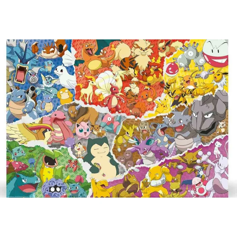 Pokemon: Pokemon Types - Jigsaw Puzzle 1000 Pcs