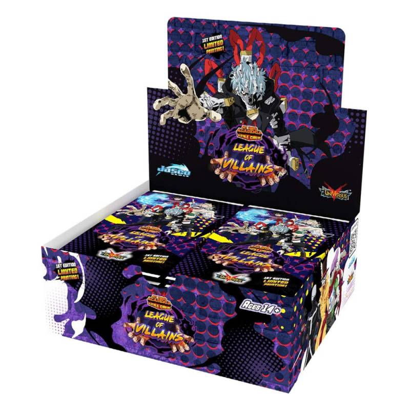 My Hero Academia Trading Cards Booster Packs Series 4 League of Villains Display (24)