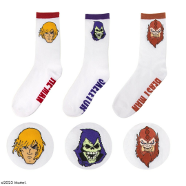 Master of the Universe: He-Man & Skeletor & Beast Man Socks 3 Pack