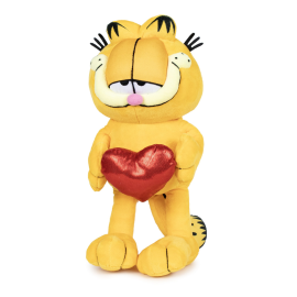 Garfield: Garfield plush toy with heart 30 cm