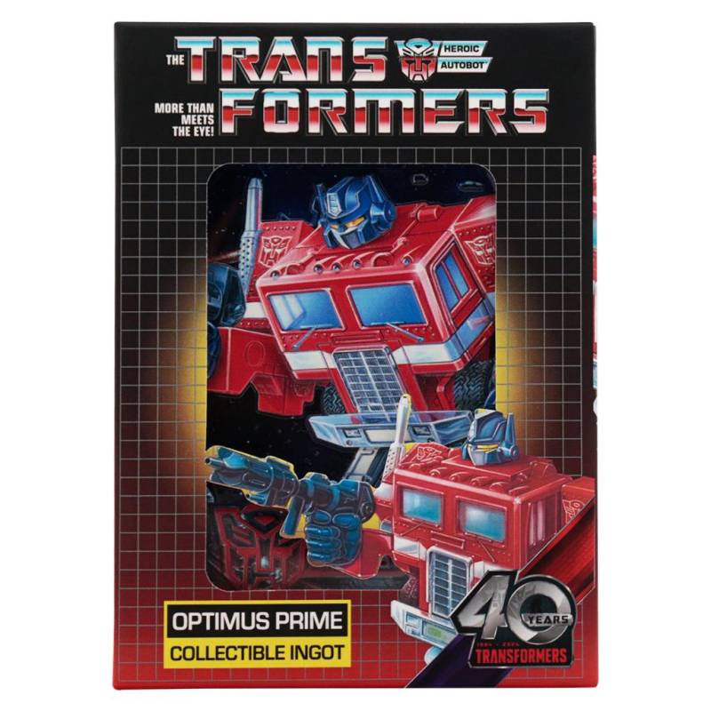 TRANSFORMERS - 40th Anniversary - Autobots - Limited Edition Ingot