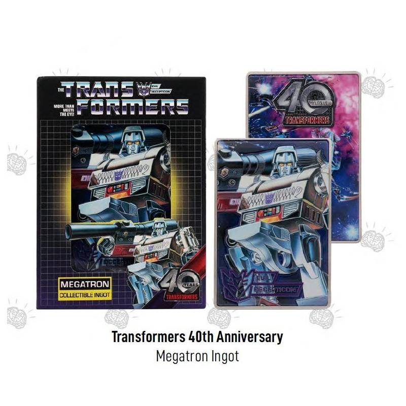 TRANSFORMERS - 40th Anniversary - Decepticons - Limited Edition Ingot