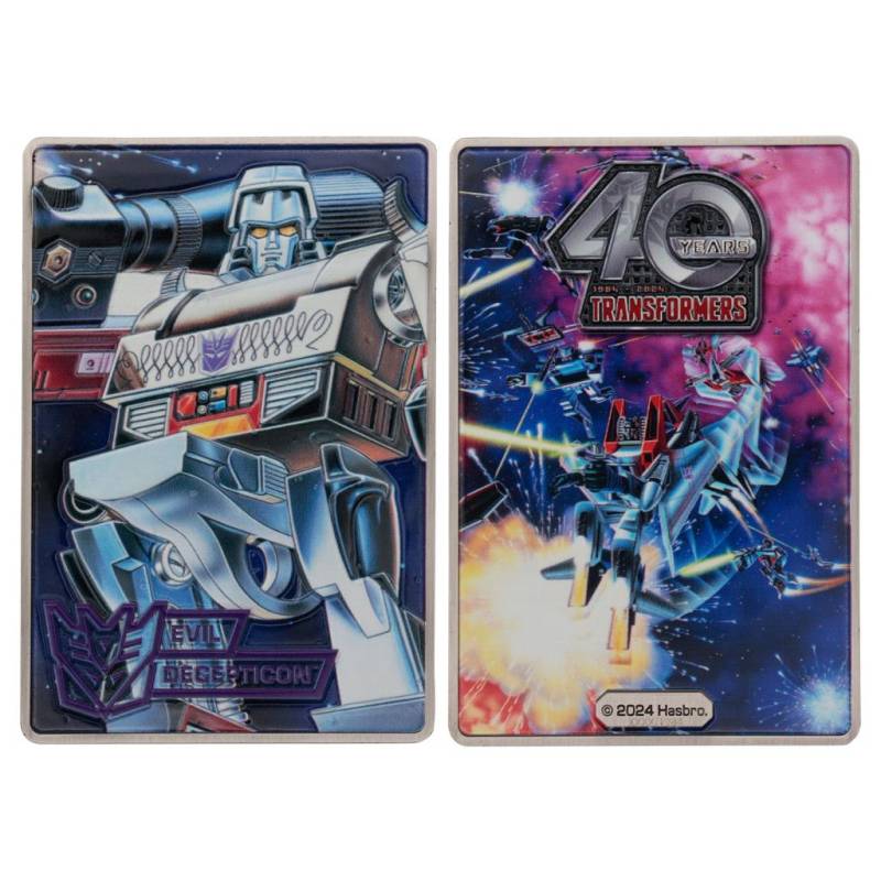 TRANSFORMERS - 40th Anniversary - Decepticons - Limited Edition Ingot