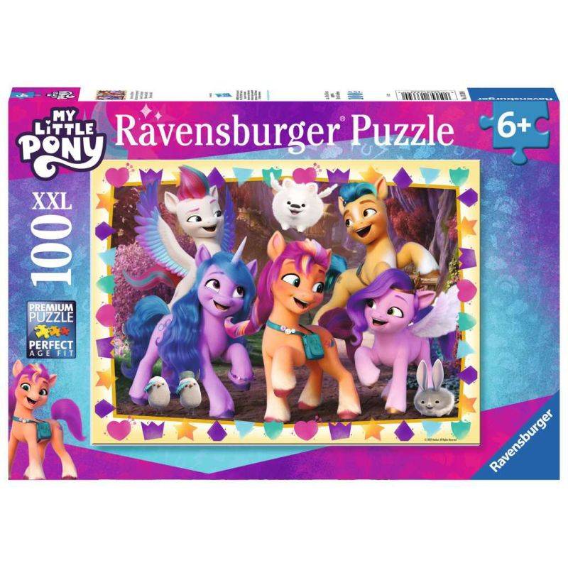 100 p XXL puzzle - Adventures between ponies! / Mon petit Poney