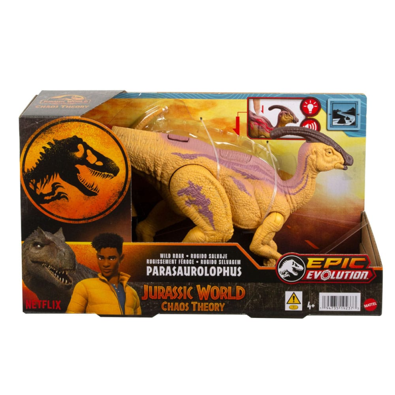 Jurassic World Epic Evolution Wild Roar Parasaurolophus Figure