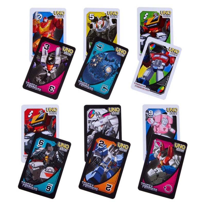 Transformers card game UNO Flip!