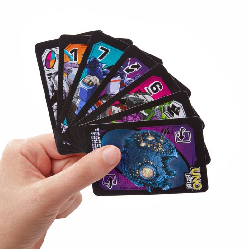 Transformers card game UNO Flip!