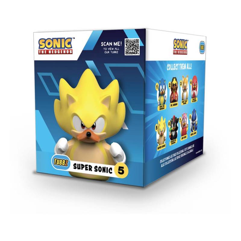 Sonic - The Hedgehog Tubbz PVC figure Super Sonic Boxed Edition 10 cm