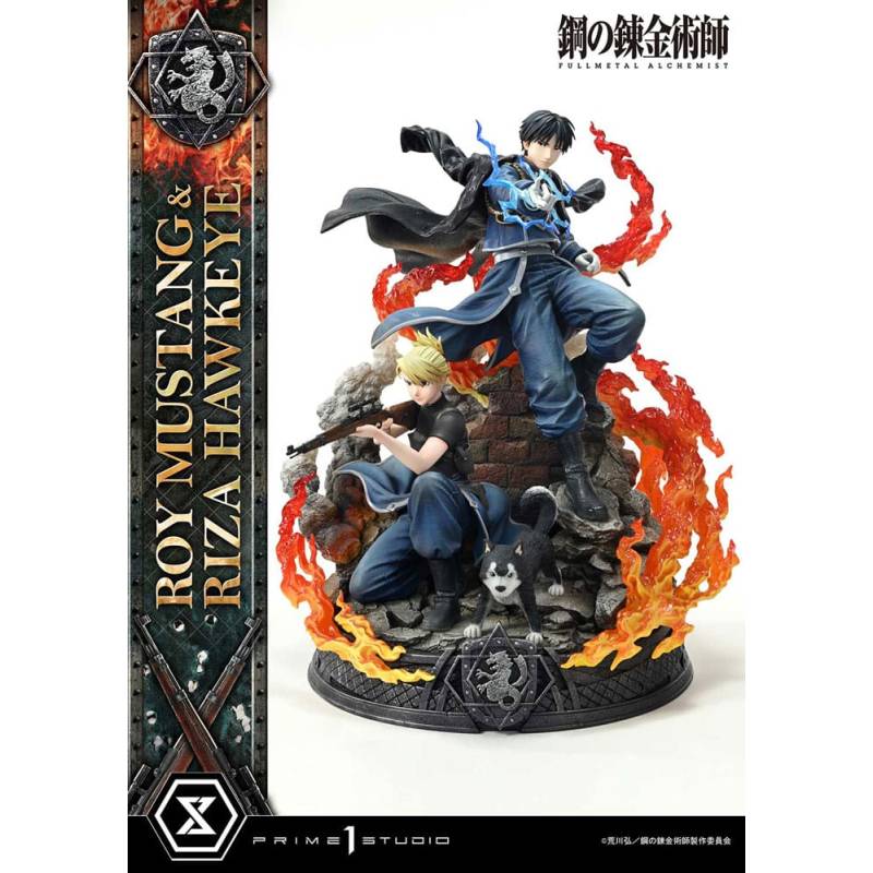 Fullmetal Alchemist Concept Masterline statuette 1/6 Roy Mustang & Riza Hawkeye Regular Version 50 cm