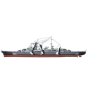 PRINZ EUGEN battleship 1/200th